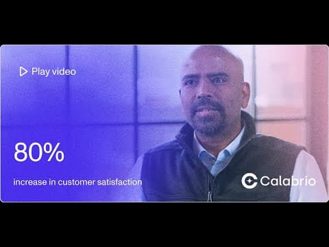 How Calabrio boosted customer satisfaction by 80% and accelerated global expansion with AssemblyAI 영상 썸네일