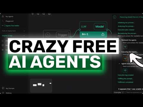 CRAZY FREE AI Agents: Easiest WAY to CREATE AI Agents w/ OPUS 4.6 for FREE! 영상 썸네일