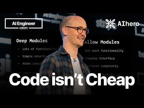 It Ain't Broke: Why Software Fundamentals Matter More Than Ever — Matt Pocock, AI Hero @mattpocockuk 영상 썸네일