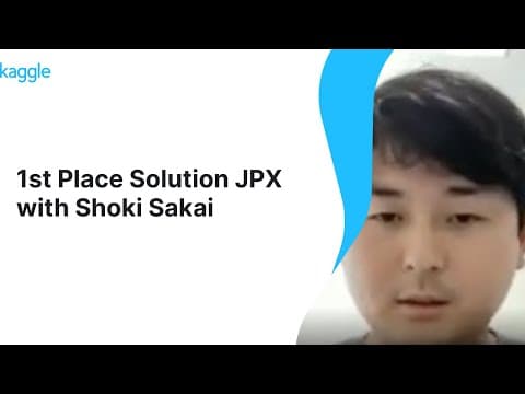 Kaggle Winners Walkthroughs: JPX Tokyo Stock Exchange Prediction JPX with Shoki Sakai 영상 썸네일