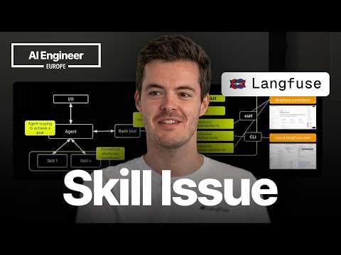 Skill issue: Lessons from skilling up coding agents to use Langfuse - Marc Klingen, Clickhouse 영상 썸네일