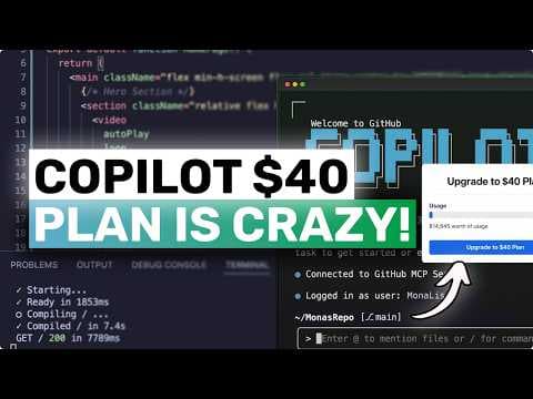 Github's Copilot $40 PLAN IS CRAZY ($14K of USAGE!): HOW IS THIS POSSIBLE?! 영상 썸네일
