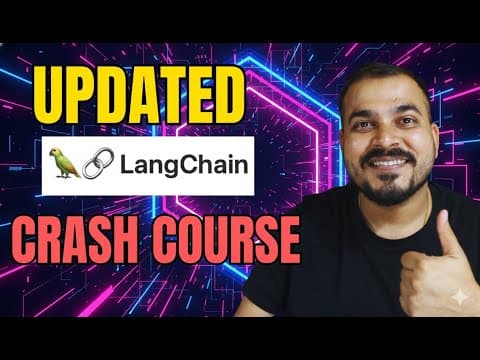 Updated Langchain Version V1 Crash Course- Build Autonomous Agents 영상 썸네일