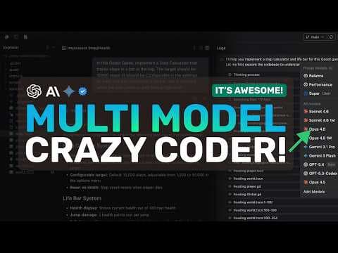 GPT-5.4 + Opus 4.6 + GLM-5 Coder: This is AI Coder is REALLY CRAZY! 영상 썸네일
