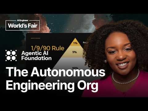 Building an Autonomous Engineering Org - Angie Jones, Agentic AI Foundation 영상 썸네일
