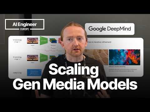 Building Generative Image & Video models at Scale - Sander Dieleman (Veo and Nano Banana) 영상 썸네일