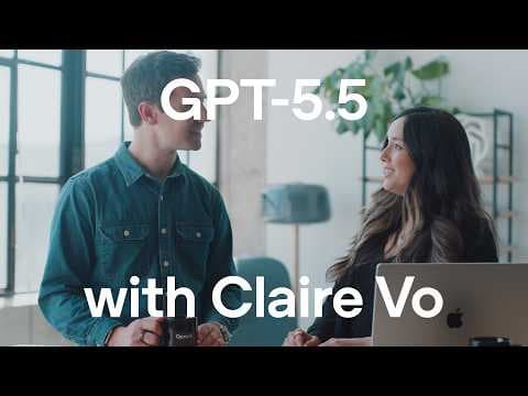 First impressions of GPT-5.5 from Claire Vo 영상 썸네일