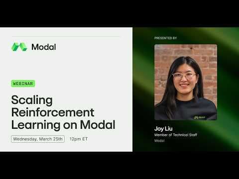 Scaling Reinforcement Learning on Modal 영상 썸네일