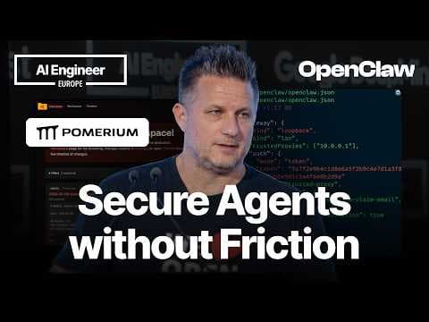 Claws Out: Securing and Building with OpenClaw - Nick Taylor, Pomerium 영상 썸네일