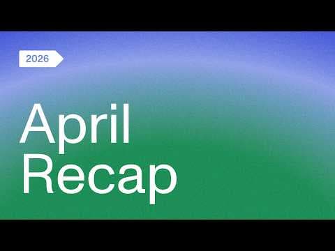 April 2026 Recap 영상 썸네일
