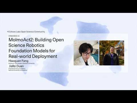 MolmoAct2 - Building Open Science Robotics Foundation Models for Real world Deployment 영상 썸네일
