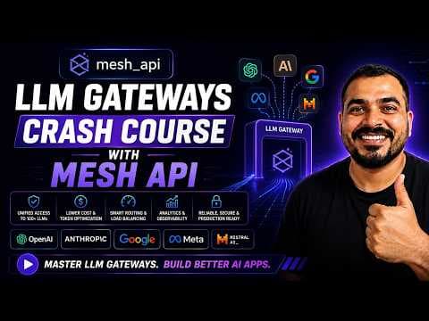 MeshAPI를 활용한 LLM 게이트웨이 구축 및 AI 애플리케이션 개발 가이드.
