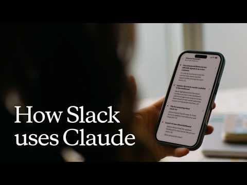 How Slack uses Claude for AI search and summaries 영상 썸네일