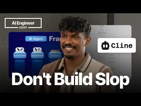 Don't Build Slop (4 Levels of AI Agent Maturity) - Ara Khan, Cline 영상 썸네일