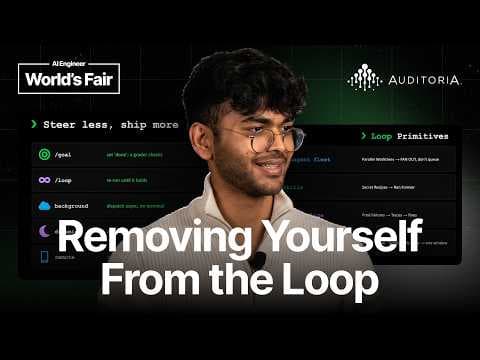 Your Finance Agent's Bottleneck Is You — Ramana Siddanth Emani, Auditoria AI 영상 썸네일