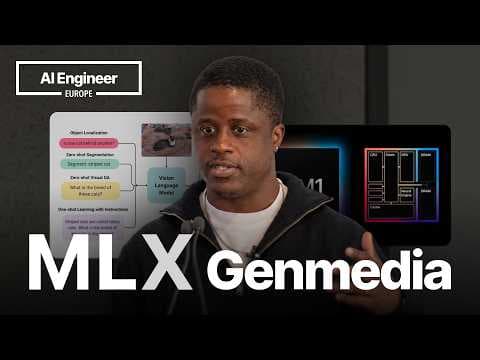 MLX Genmedia — Prince Canuma, Arcee 영상 썸네일