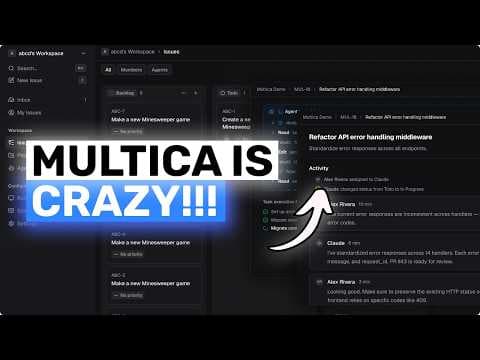 Multica: This OPEN TOOL CONVERTS Claude,OpenCode into TEAMMATES! 영상 썸네일