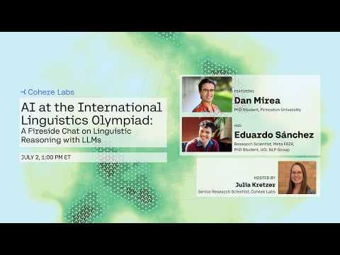 AI at the International Linguistics Olympiad: A Fireside Chat on Linguistic Reasoning with LLMs 영상 썸네일