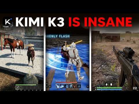 Kimi K3로 웹 브라우저에서 macOS와 게임을 구현하는 방법
