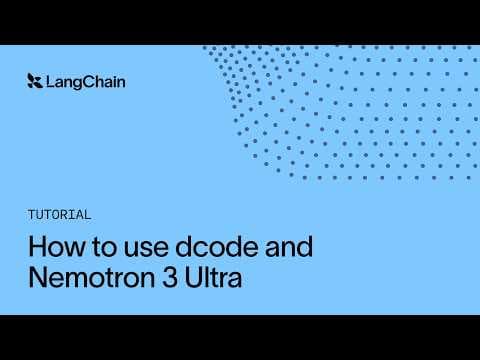 LangChain의 오픈소스 코딩 에이전트 dcode 설정 및 활용 가이드