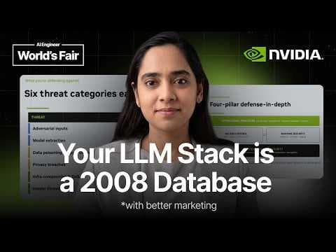 LLM 스택은 마케팅이 더 잘 된 2008년형 데이터베이스일 뿐이다