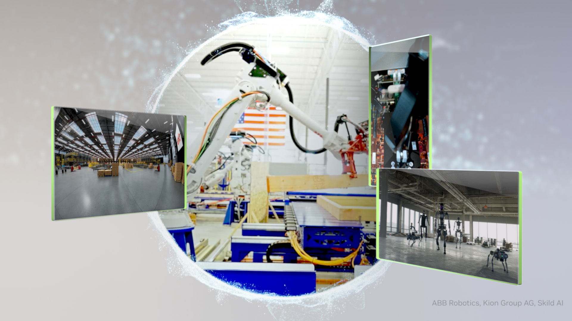 NVIDIA GTC 및 하노버 메세에서 선보인 산업용 AI와 디지털 트윈 기술의 통합 생태계.