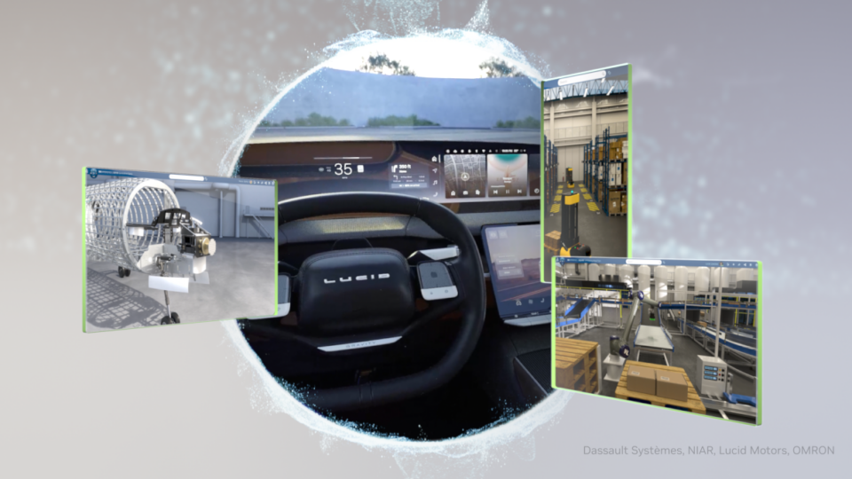 산업용 AI와 디지털 트윈이 설계, 엔지니어링, 제조 전반에 미치는 영향.