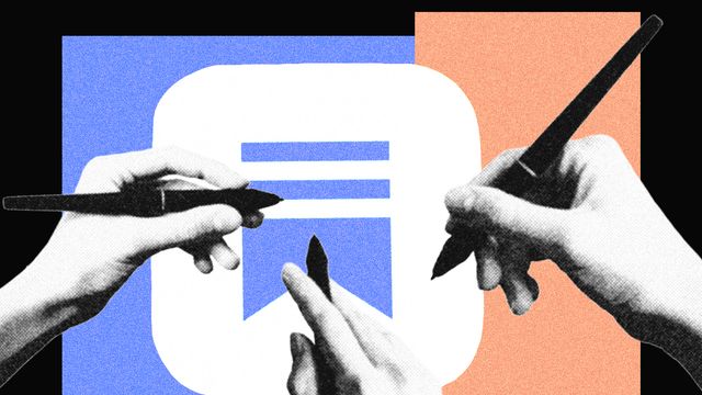 기사 작성 및 편집에 AI를 사용하는 기술 기자들에 대한 이미지