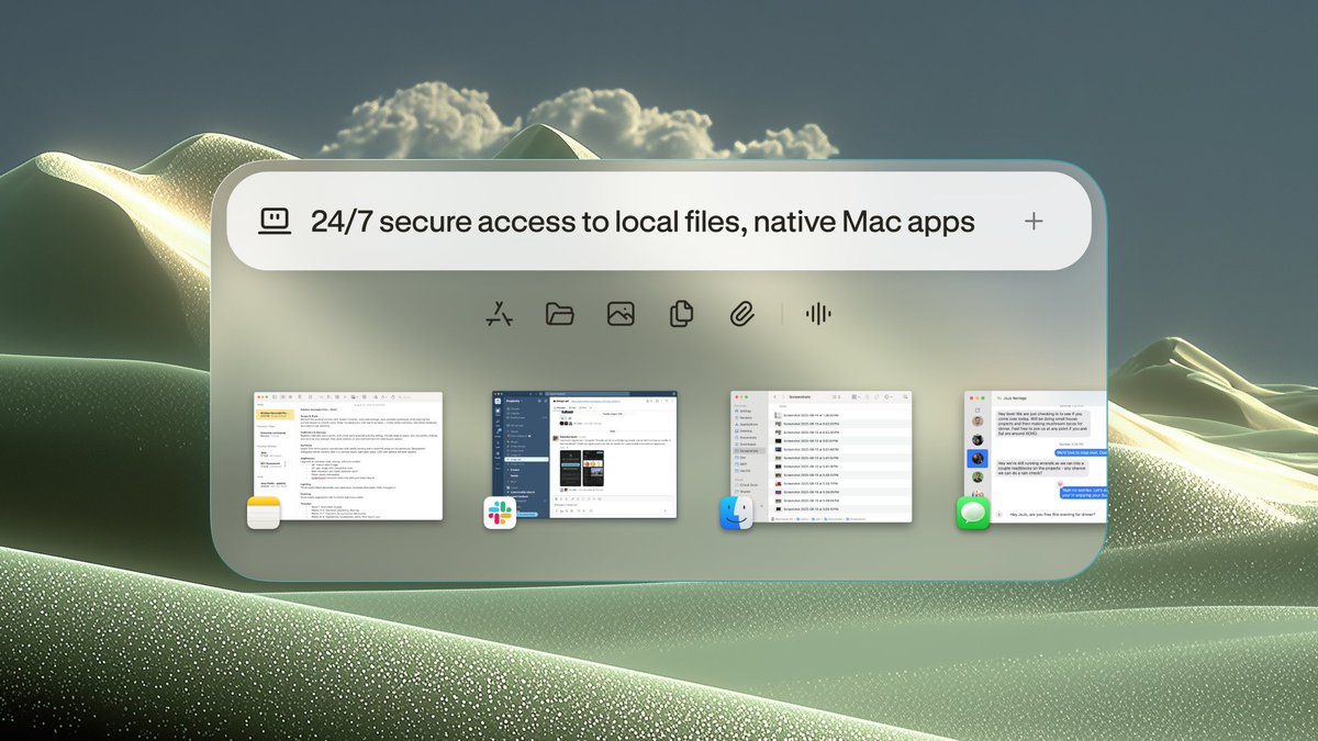 Perplexity Personal Computer의 Mac 데스크톱 앱 인터페이스 스크린샷
