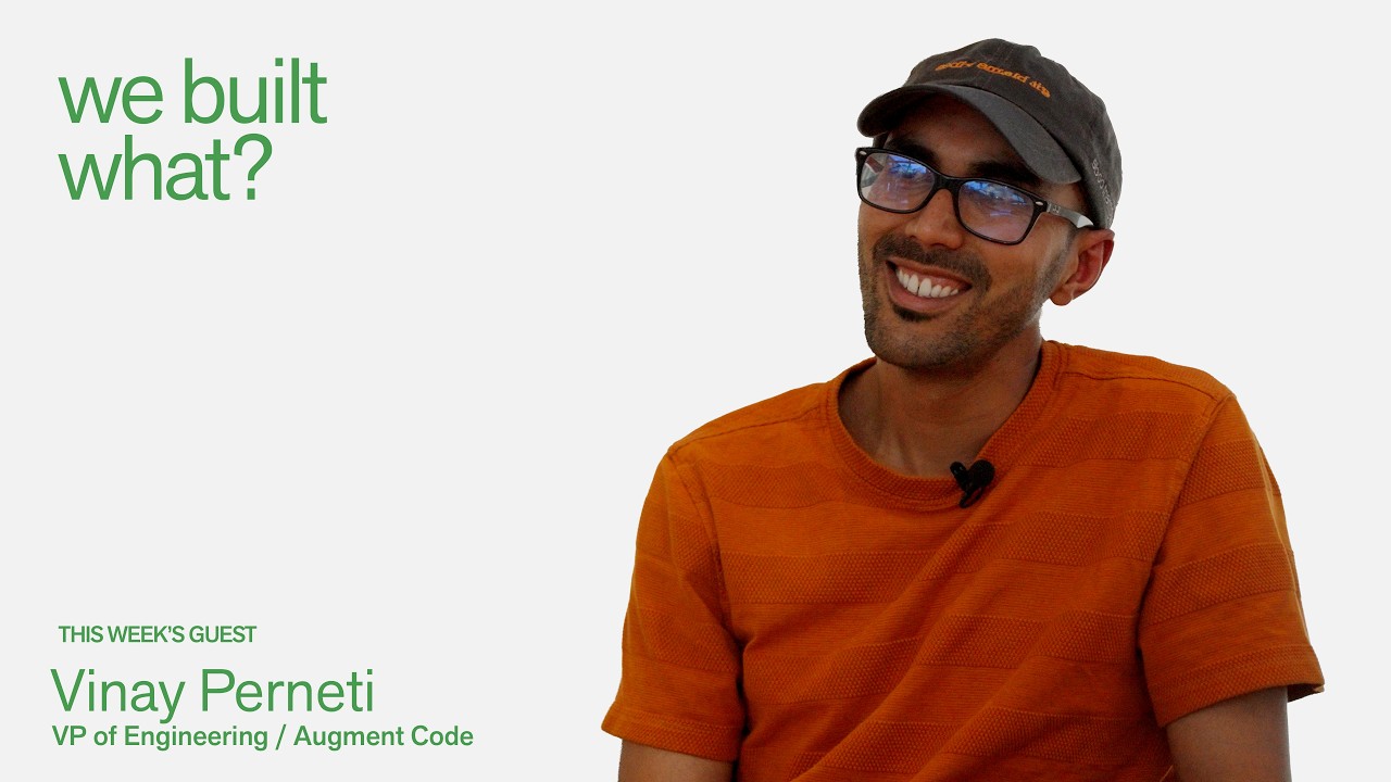 Augment Code의 VP Engineering인 Vinay Perneti와의 인터뷰 썸네일