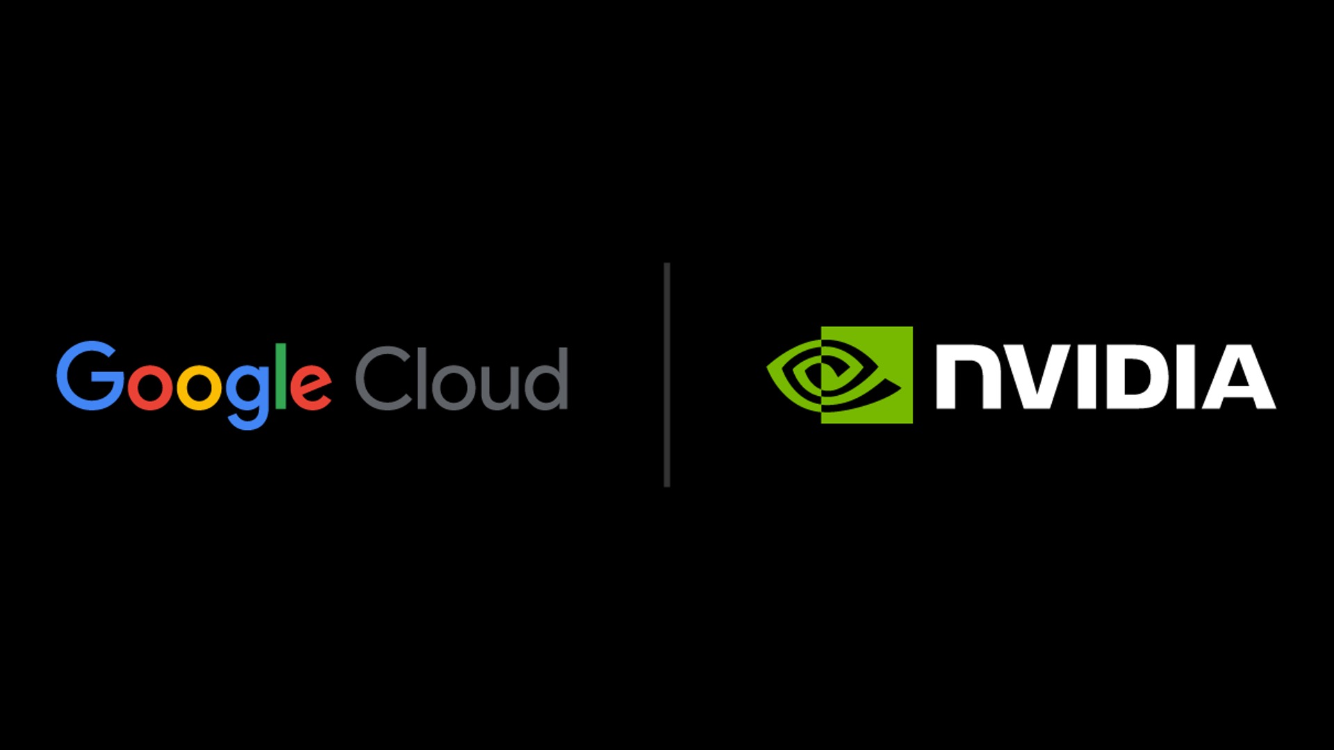 Google Cloud와 NVIDIA의 협력을 나타내는 로고 이미지