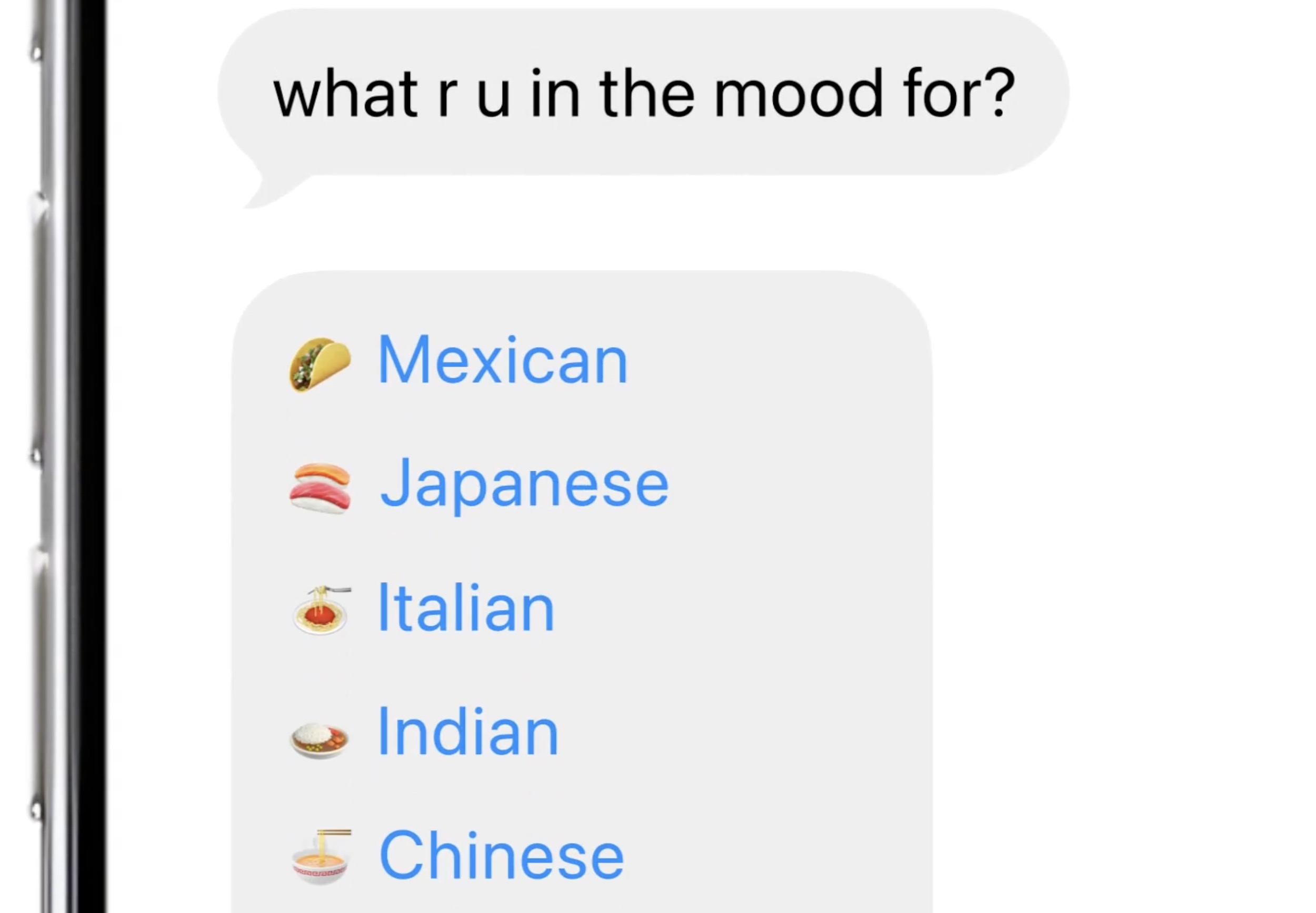 Poke AI 에이전트가 사용자에게 선택지를 제시하는 인터페이스.