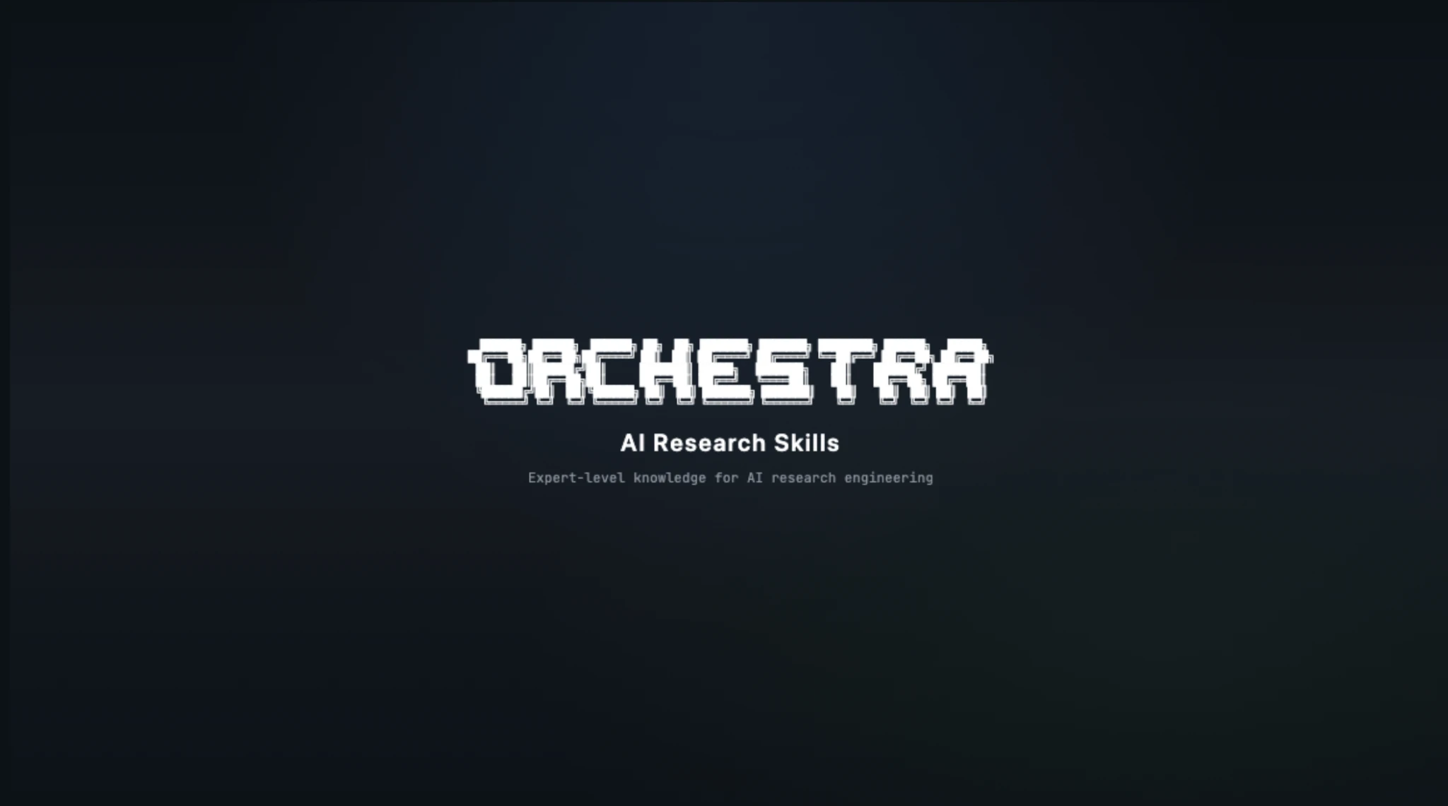 Orchestra의 AI-Research-SKILLs 배너 이미지