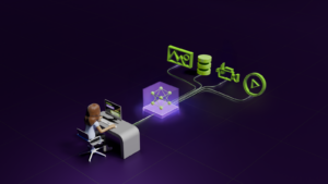 비디오 검색 및 요약을 위한 NVIDIA AI Blueprint의 워크플로우를 보여주는 인포그래픽이다.