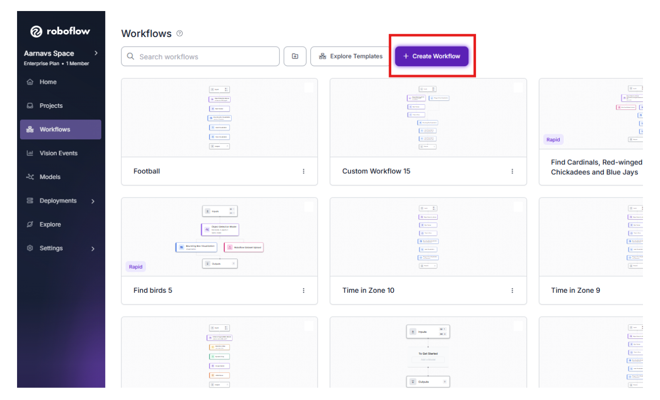 ByteTracker 블록 추가 및 설정 화면