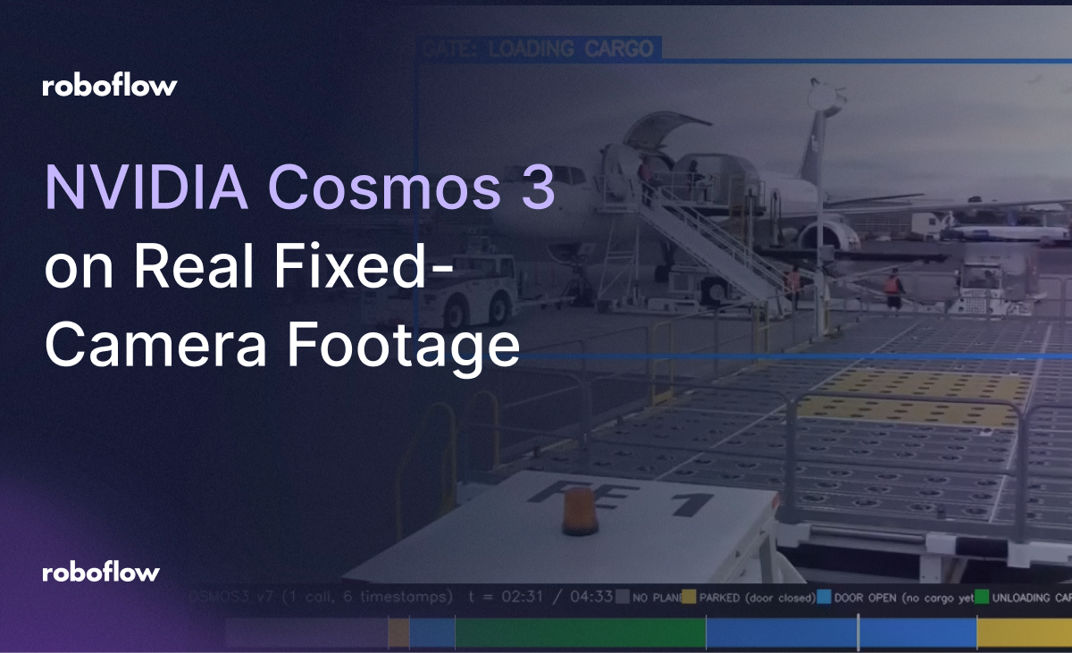 Cosmos 3를 활용한 비전 데이터 처리 파이프라인 다이어그램.